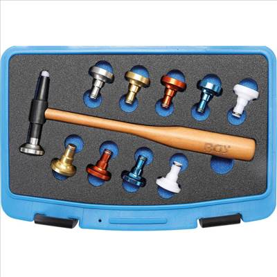 Kalapács cserélhető fejjel készletben Ø 28mm 11 részes