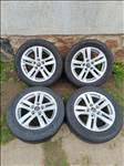  5x114.3 lyukosztású 16" Toyota (gyári felni) alufelni, rajta 205/55  Continental nyári gumi 