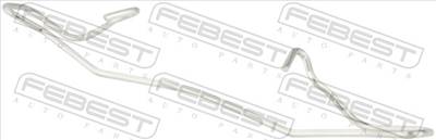 FEBEST 1603-001 - fékbetét rugó MERCEDES-BENZ