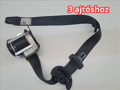 Volkswagen Golf VI jobb biztonsági öv 3 ajtóshoz (33406) 1k3857706ac