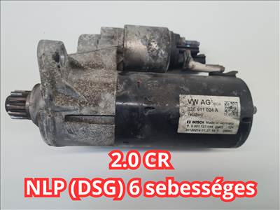 Volkswagen Golf VI 2.0 CR NLP DSG önindító (33035) 02e911024a