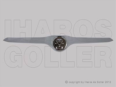 Skoda Superb 2008-2013 - Hűtődíszrács felső krómdíszléc, embléma nélkül