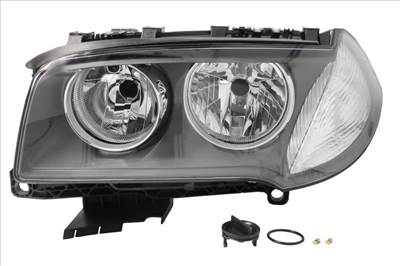 BMW X3 (E83) 2007.01.01-2010.11.30 utángyártott új bal első fényszóró 2H7, fekete h. (motorral) DEPO 63127162189