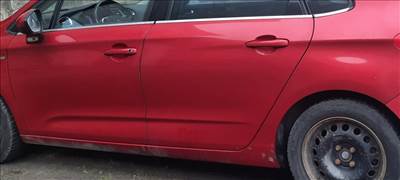 Citroën C4 II bal hátsó ajtó LKR bordó gyöngyház piros metál