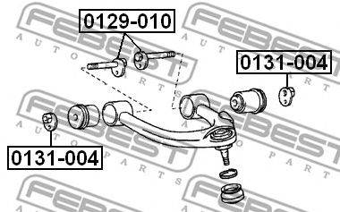 FEBEST 0129-010 - Dőlésállító csavar LEXUS TOYOTA TOYOTA (FAW)