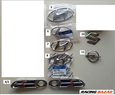 Autó embléma logó Mazda, Hyundai,Subaru,Suzuki,Opel VI.
