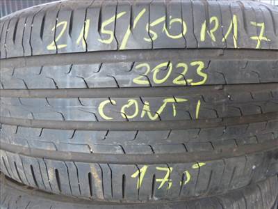 4db  215/50r17" használt nyári Continental  gumi eladó.