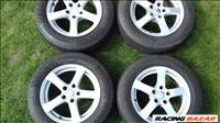  5x112 7,5J 16" használt Dezent alufelni 215/60 nyári gumi Mercedes Vw Skoda Seat Audi