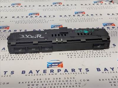 BMW E46 DSC ülésfûtés panel kapcsoló schaltzentrum - keréknyomás gombos