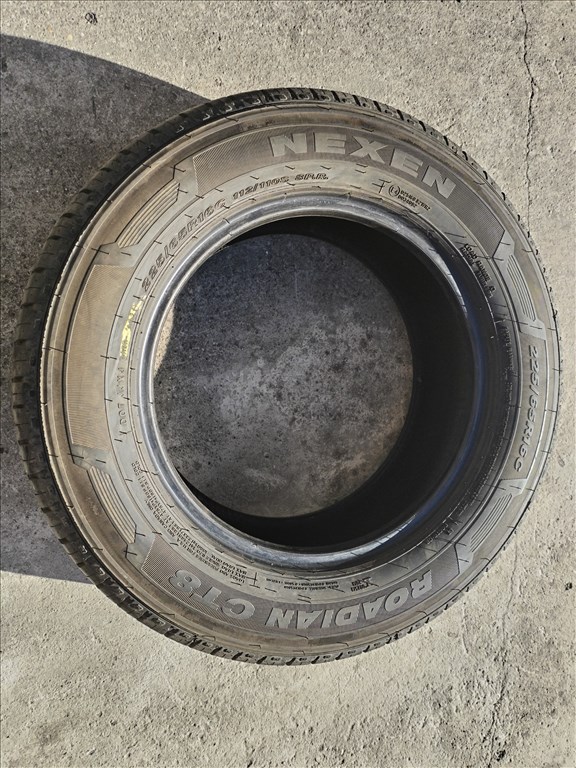  225 65 16 c nexen 225/65 R 16 C nyári gumi 2 db kisteher 8,5 mm 3. kép
