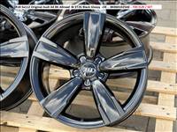 R18 5x112 Original Audi A4 8K Allroad  8J ET26 Black Glossy gyári alufelnik felnik 18" 18col