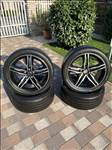  5x112 lyukosztású 18" újszerű MAM alufelni, rajta 245/40 újszerű Hankook nyári gumi
