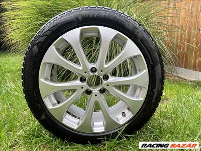  4db Mercedes r18 gyári felni rajta 245/45 újszerű Goodyear téli gumi 