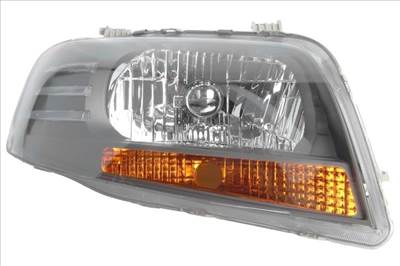 Chevrolet Aveo T200 2003.01.01-2007.12.31, Kalos T200 2003.01.01-2008.12.31 utángyártott új jobb első fényszóró H4 (motoros, rövid villogó) DEPO 96802654