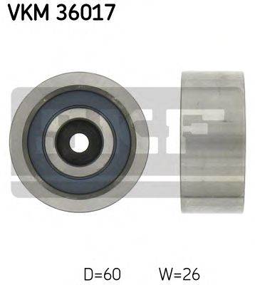 SKF VKM 36017 - hosszbordásszíj vezetőgörgő OPEL RENAULT VAUXHALL