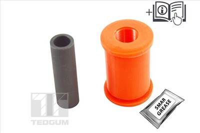 TEDGUM TED39115 - Csapágypersely, laprugó - motorház fedél JEEP