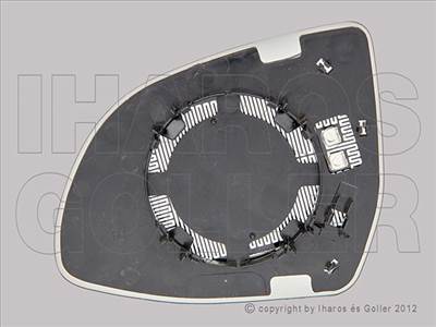 BMW X6 2014-2019 F16 - Tükörlap cserélhető jobb, domború, fűthető