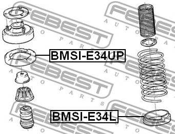 FEBEST BMSI-E34L - rugótányér BMW