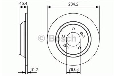 BOSCH 0 986 479 C39 - féktárcsa KIA
