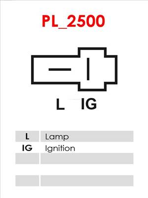AS-PL A6358 - generátor DAIHATSU PIAGGIO