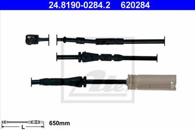 ATE 24.8190-0284.2 - fékbetét kopásjelző BMW