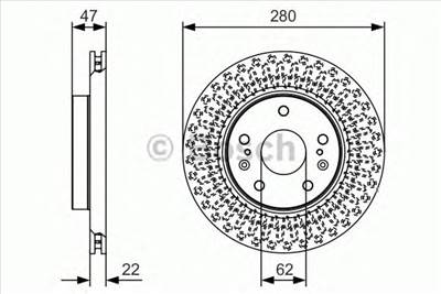 BOSCH 0 986 479 C40 - féktárcsa SUZUKI