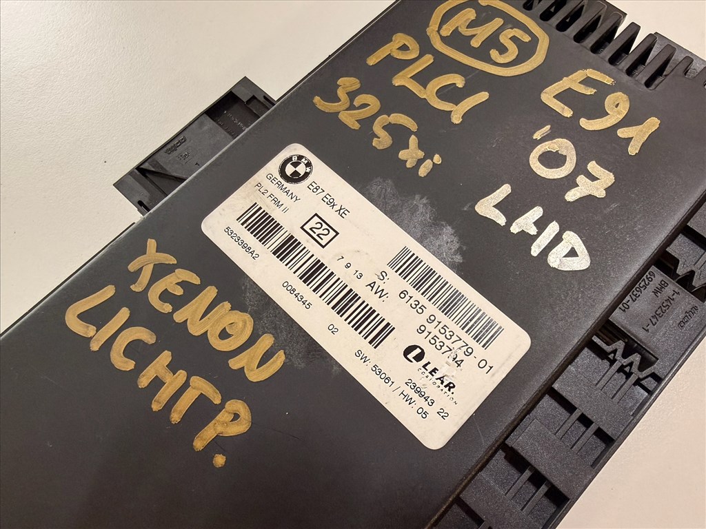 BMW E81 E82 E84 E87 E88 E89 E90 E91 E92 E93 xenonos világítás modul FRM 61359153779, 9153779 2. kép