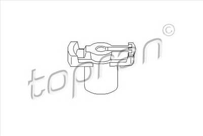 TOPRAN 101 047 - gyújtáselosztó rotor AUDI BMW MERCEDES-BENZ SEAT VW