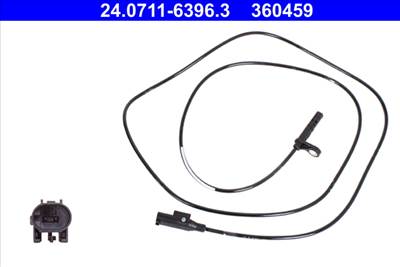 ATE 24.0711-6396.3 - kerékfordulatszám érzékelő MERCEDES-BENZ VW