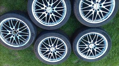  5x112 osztású 8J 18" használt alufelni nyári gumival Mercedes Audi Vw Skoda Seat BMW