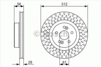 BOSCH 0 986 479 723 - féktárcsa RENAULT