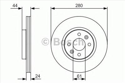 BOSCH 0 986 479 R67 - féktárcsa DACIA RENAULT