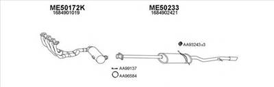VENEPORTE 500052 - kipufogórendszer MERCEDES-BENZ