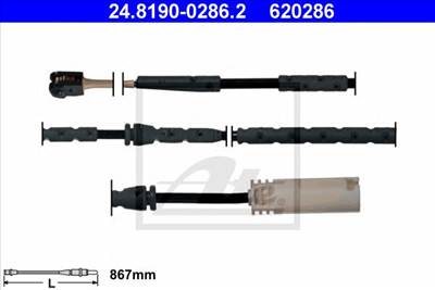 ATE 24.8190-0286.2 - fékbetét kopásjelző BMW
