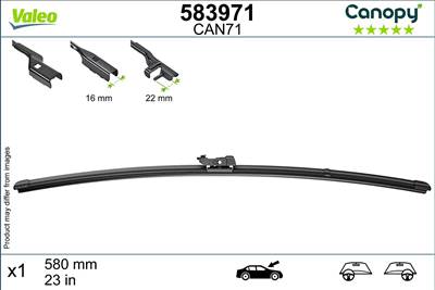 Land Rover Defender 2019- - Ablaktörlő lapát 1db (CAN71) Vez./ut. o