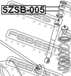 FEBEST SZSB-005 - Persely, lengéscsillapító MARUTI MARUTI SUZUKI SANTANA SUZUKI SUZUKI (CHANGAN) SUZ