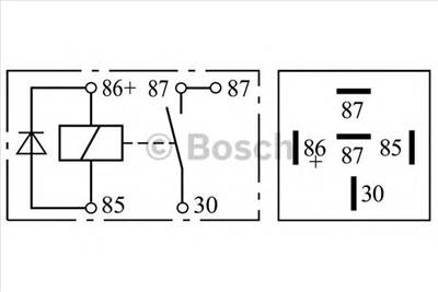 BOSCH 0 332 019 109 - relé GAZ