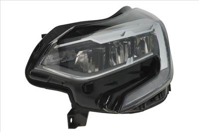 Renault Captur 2019.12.01-2024.05.30 utángyártott új bal első fényszóró LED (motorral) felirat nélk. DEPO 260608054r