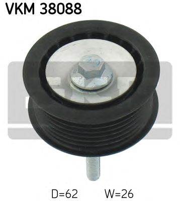 SKF VKM 38088 - hosszbordásszíj vezetőgörgő MERCEDES-BENZ