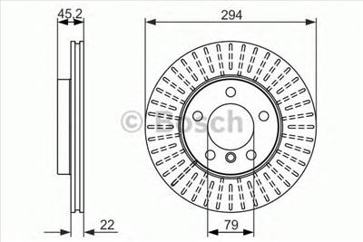 BOSCH 0 986 479 725 - féktárcsa MINI