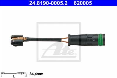 ATE 24.8190-0005.2 - fékbetét kopásjelző MERCEDES-BENZ VW
