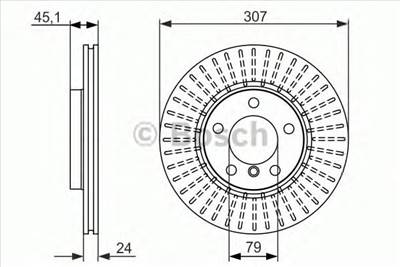 BOSCH 0 986 479 726 - féktárcsa MINI