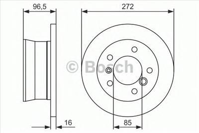 BOSCH 0 986 479 B33 - féktárcsa MERCEDES-BENZ PUCH VW