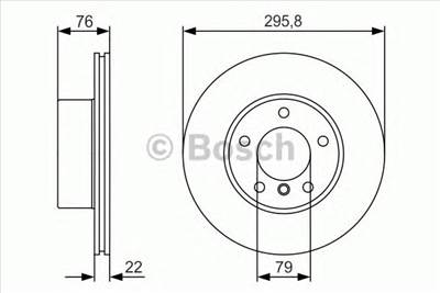 BOSCH 0 986 479 R72 - féktárcsa BMW