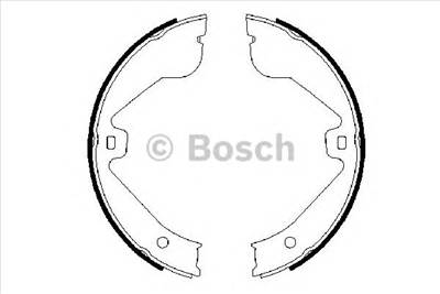 BOSCH 0 986 487 705 - kézifék fékpofakészlet AUDI LAND ROVER MERCEDES-BENZ PORSCHE VW
