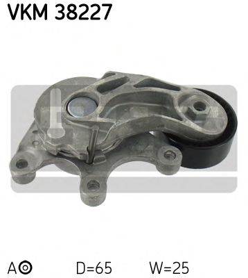 SKF VKM 38227 - hosszbordásszíj feszítőgörgő BMW