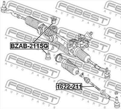 FEBEST BZAB-211SG - kormánymű csapágy MERCEDES-BENZ