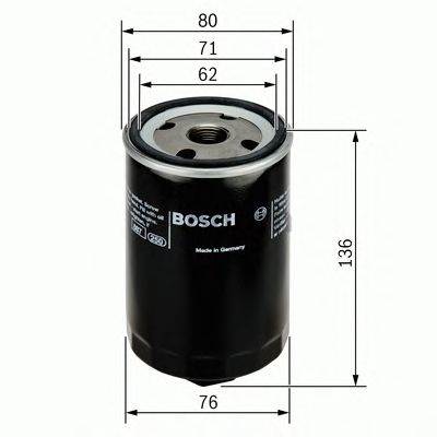 BOSCH 0 451 103 280 - olajszűrő VW