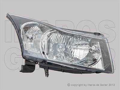 Chevrolet Cruze 2009-2012 - Fényszóró H4 jobb (motorral) DEPO