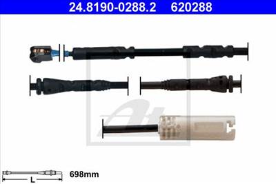 ATE 24.8190-0288.2 - fékbetét kopásjelző BMW